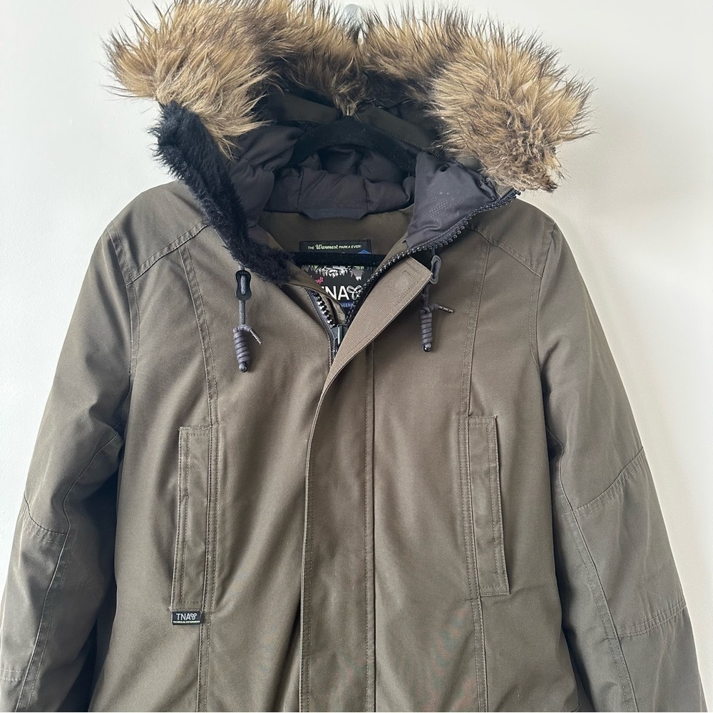 Aritzia-TNA Bancroft Parka In Dark Olive (Size: Medium) - Picture 7 of 15